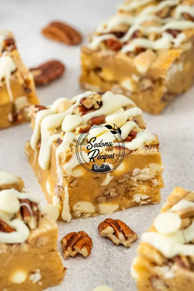 White Chocolate Pecan Blondies
