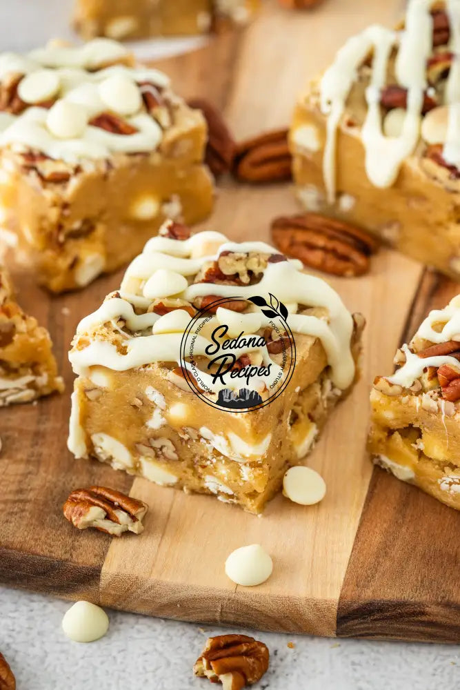 White Chocolate Pecan Blondies