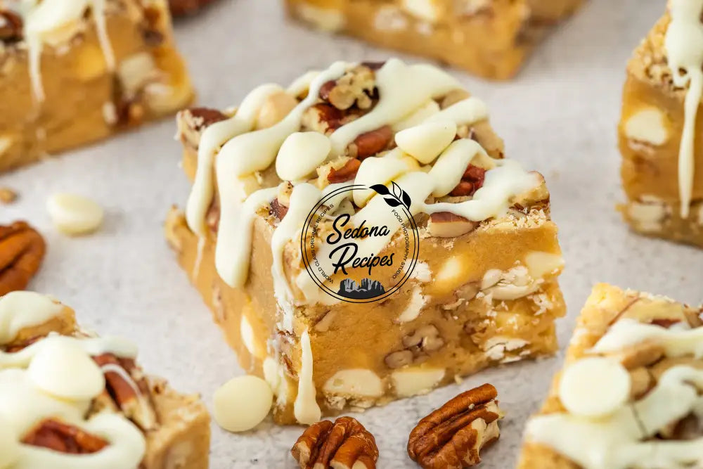 White Chocolate Pecan Blondies