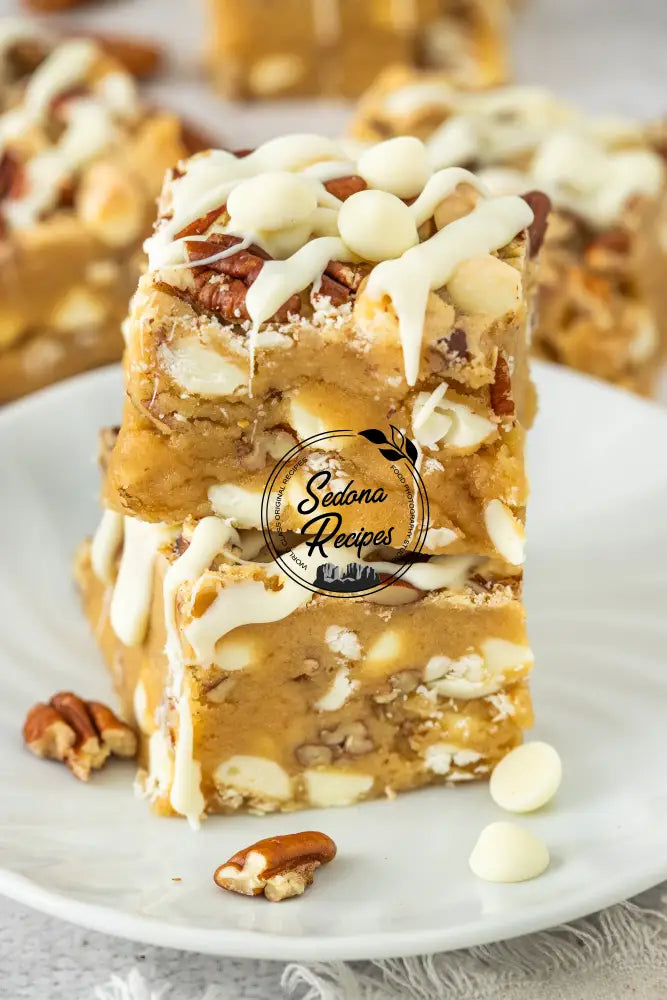 White Chocolate Pecan Blondies